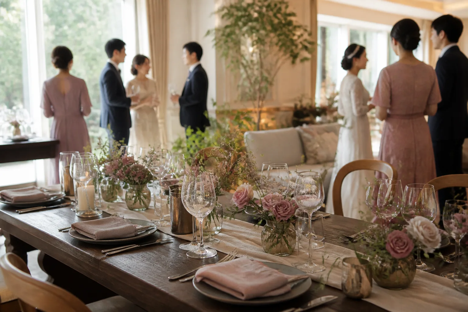 二次会をしない結婚式。ゲストとの時間を増やす方法の確認ポイント 1